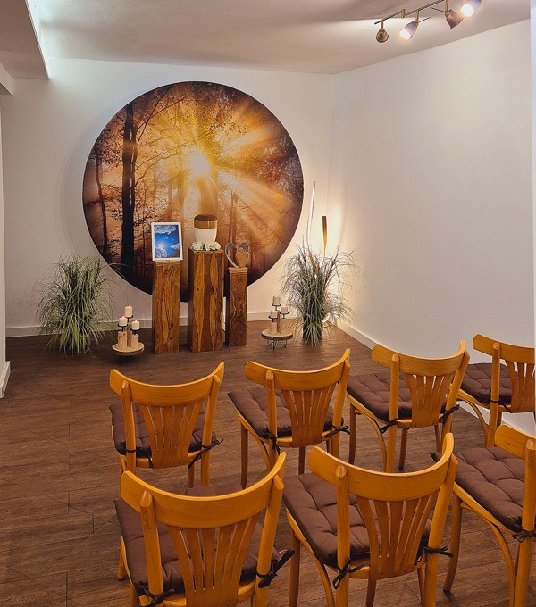 Abschiedsraum und Trauercafé des Bestattungsinstituts Schombach in Rostock
